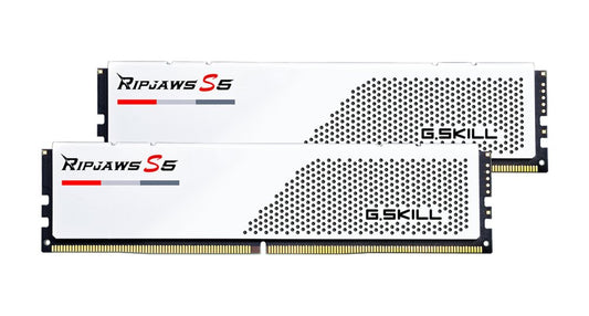 G.Skill Ripjaws S5 Wit | 32GB 2x16GB DDR5 | 5200MHz | DIMM | CL36 | Geheugenmodule | RAM - Matmuis - Matmuis