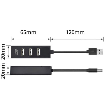ACT AC6205 | USB 2.0 Interface Hub | 480 Mbps | Zwart - Matmuis - Matmuis