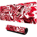 XXL Muismat | Liquid Abstract Red Edge