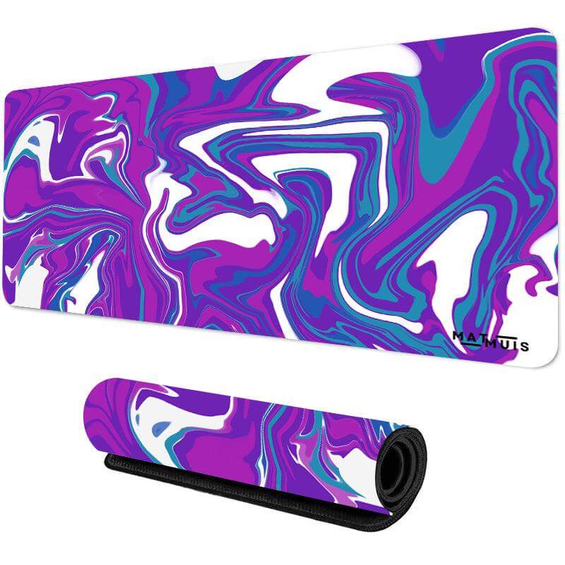 Liquid Abstract Purple Vector | XXL Gaming Muismat