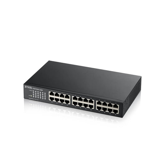 Zyxel GS1100-24E | Unmanaged Switch | 24x Gigabit Ethernet - Matmuis