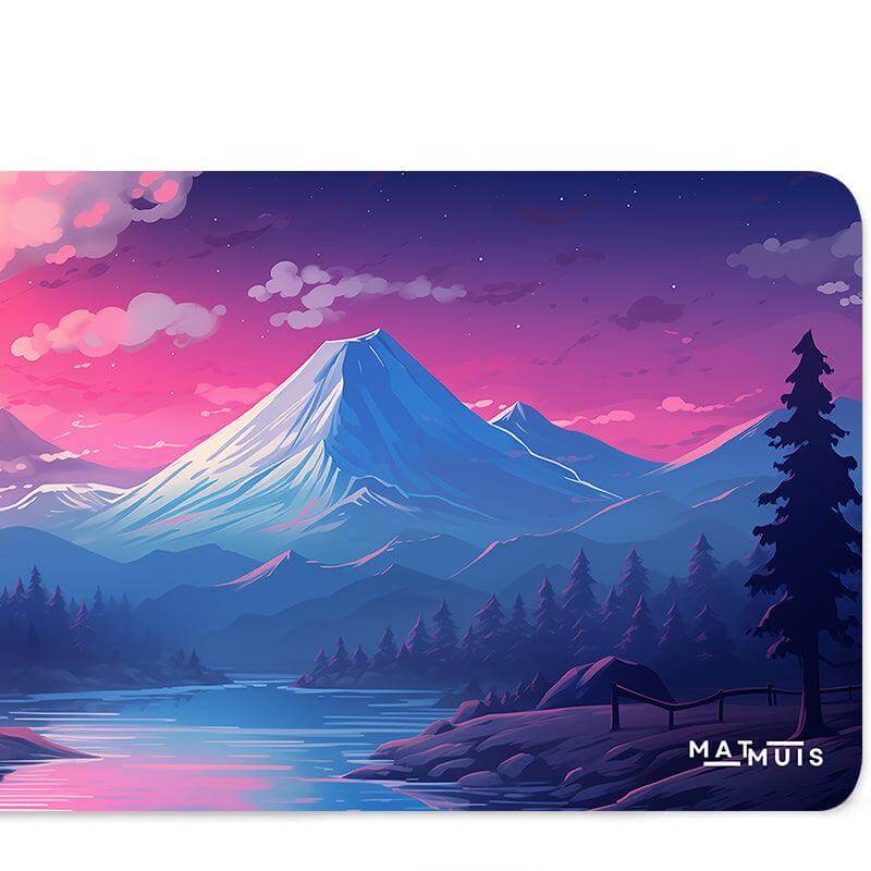 XXL Muismat | Night Forest Mountain