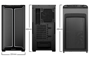 be quiet! PURE BASE 501 DX RGB | Midi Tower Case | Zwart - Matmuis