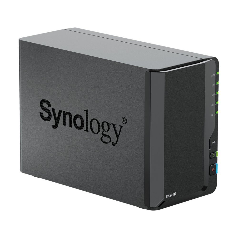 Synology DiskStation DS224+ NAS | 2 Drive Bays | Intel J4125 | 2x Gigabit Ethernet | Zwart - Matmuis - Matmuis