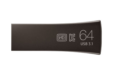 Samsung Bar Plus | 64GB USB-A 3.2 Flash Drive | Titanium - Matmuis - Matmuis