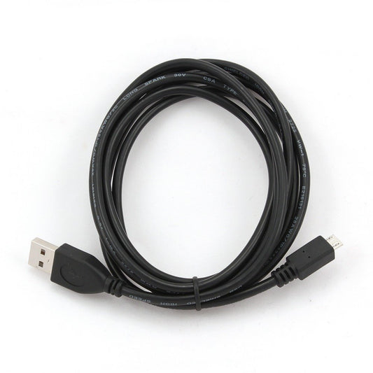 Gembird CCP-MUSB2-AMBM-1M | USB 2.0 | USB-A naar Micro-USB-B | 1m | Zwart - Matmuis - Matmuis