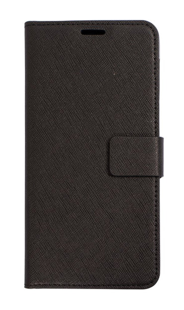 Mobiparts Saffiano Wallet Case | Samsung Galaxy A7 (2018) | Black - Matmuis - Matmuis