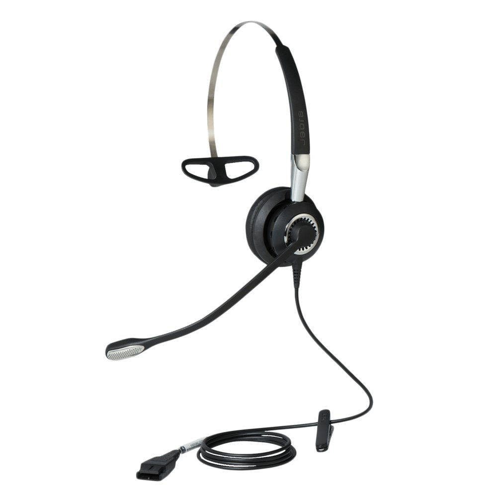 Jabra BIZ 2400 II 3in1 WB Unify | Bedrade On-ear Mono Headset | QD Aansluiting | Zwart/Zilver - Matmuis - Matmuis