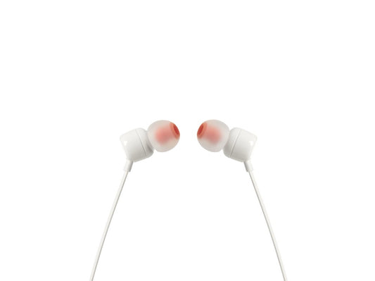 JBL Tune 110 Headset Bedraad In-ear Muziek Wit - Matmuis - Matmuis