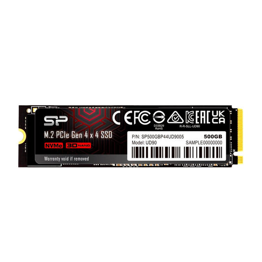 Silicon Power UD90 | 500GB NVMe SSD | M.2 | Gen4 | 4.800MB/s Lezen | 4.200MB/s Schrijven - Matmuis