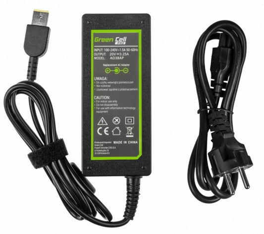 Green Cell AD38AP | Laptoplader | 65W | 3.25A | 20V - Matmuis - Matmuis