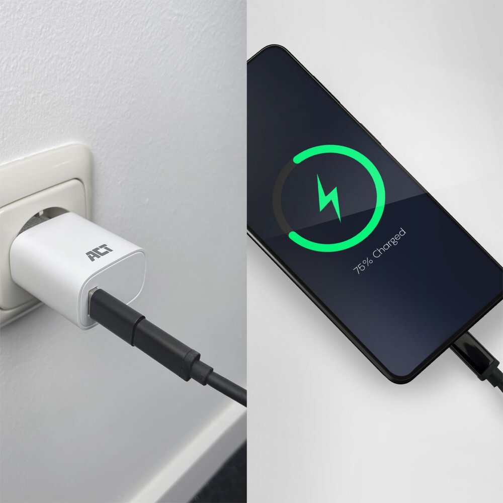 ACT adapter | USB-A male naar USB-C female | AC7376 - Matmuis - Matmuis
