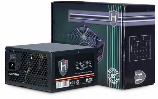 Inter-Tech HiPower SP-550 | 550 Watt ATX PSU | Niet Modulair | Power Supply | Voeding - Matmuis - Matmuis