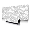 XXL Muismat | Topo Vector White
