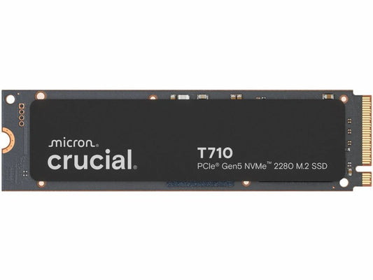 Crucial T710 | 2 TB NVMe SSD | M.2 | Gen5 | 14.500 MB/s Lezen | 12.700 MB/s Schrijven - Matmuis - Matmuis