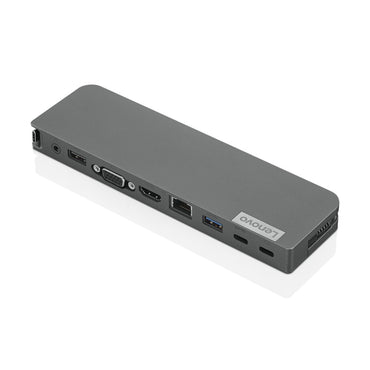 Lenovo USB-C Mini Dock | Bedraad | USB-C 3.2 Gen 1 | Grijs - Matmuis - Matmuis