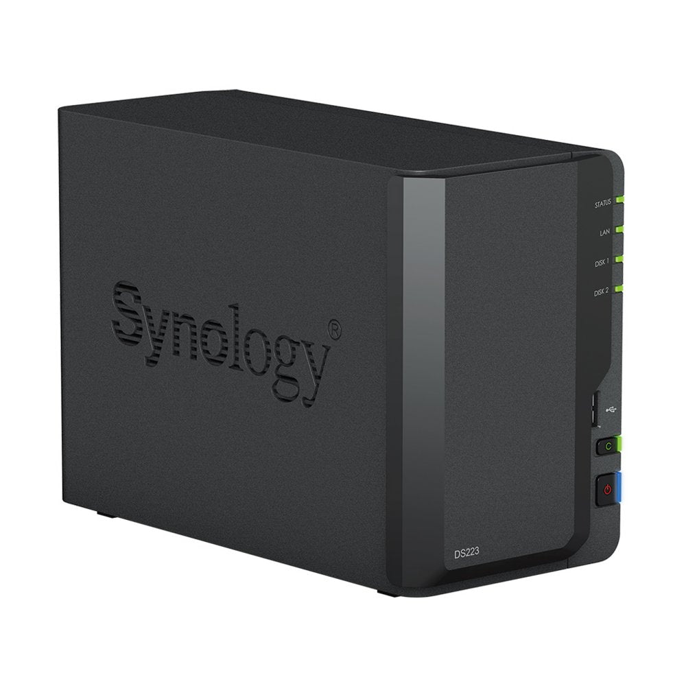 Synology DiskStation DS223 NAS | 2 Drive Bays | 1x Gigabit Ethernet | Zwart - Matmuis - Matmuis