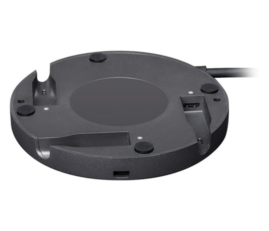 Logitech Rally Mic Pod Hub 939-001647 | Microfoonhub voor Rally-systemen | 3x 12-pins aansluitingen | Onder-tafel montage | Grafiet - Matmuis - Matmuis