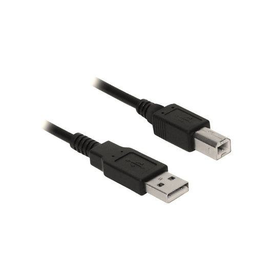 Ewent EC2402 | USB 2.0 | USB-A naar USB-B | 1.8m | Zwart - Matmuis - Matmuis