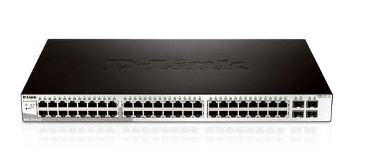 D-Link DGS-1210-52 netwerk-switch Managed L2 Gigabit Ethernet (10/100/1000) 1U Zwart - Matmuis