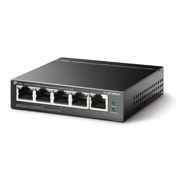 TP-Link TL-SF1005LP | Unmanaged | Fast Ethernet (10/100 Mbps) | Power over Ethernet (PoE) | Zwart - Matmuis