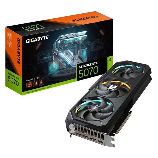 GIGABYTE GeForce RTX 5070 GAMING OC | 12GB GDDR7 | DLSS 4 | Videokaart | Nvidia GPU - Matmuis - Matmuis