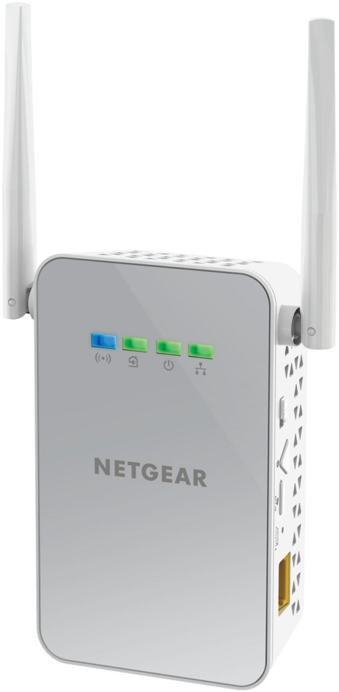 NETGEAR Powerline 1000 | Powerline Adapter | 1000 Mbps | 1x Gigabit Ethernet | Wi-Fi N300 | Wit - Matmuis