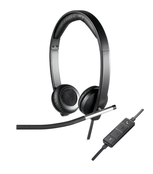 Logitech H650E | Bedrade On-ear Headset USB-A | Zwart - Matmuis - Matmuis