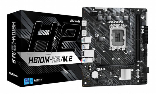 ASRock H610M-H2/M.2 | Socket LGA 1700 | Intel H610 | 2xDDR4 | Micro-ATX | Moederbord - Matmuis - Matmuis