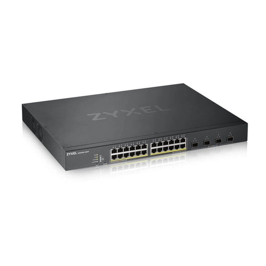 Zyxel XGS1930-28HP | Managed L3 Switch | 28 Poorten | Gigabit Ethernet (10/100/1000 Mbps) | PoE | Zwart - Matmuis