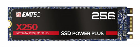 Emtec X250 | M.2 SSD (SATA III) | 256GB | 3D NAND - Matmuis