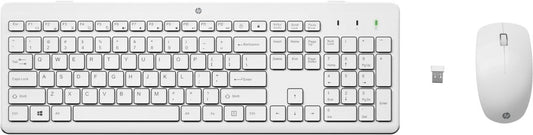 HP 230 Wit | Draadloze Muis en Toetsenbordcombo | QWERTY - Matmuis - Matmuis