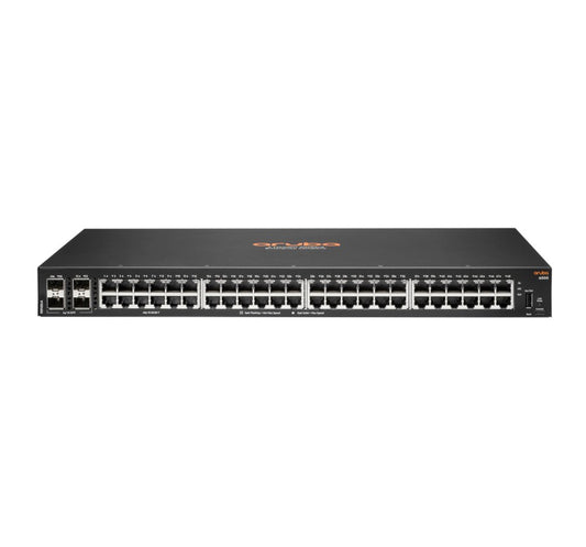 Aruba 6000 48G 4SFP | Managed L3 Switch | 48x Gigabit Ethernet | 4x SFP | 1U Rackmount - Matmuis