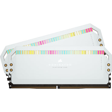 Corsair Dominator Platinum RGB Wit | 64GB 2x32GB DDR5 | 5200MHz | DIMM | CL40 | Geheugenmodule | RAM - Matmuis - Matmuis