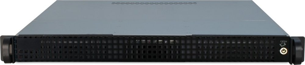 Inter-Tech IPC 1U-10248 | Server Rack Case | Zwart - Matmuis