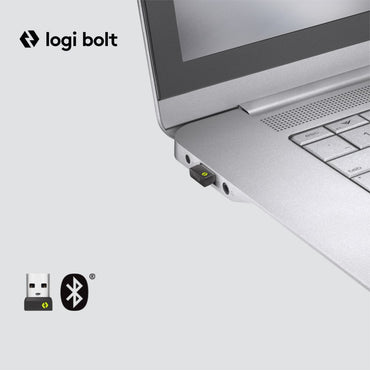 Logitech Lift for Business | Ergonomische Draadloze Muis | Rechtshandig | RF + Bluetooth | 4000 DPI | Grafiet - Matmuis - Matmuis