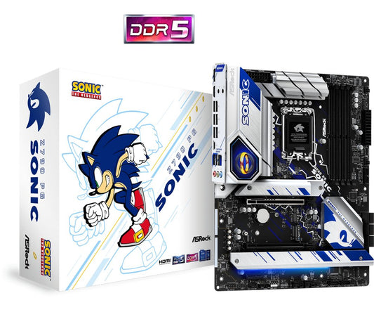 Asrock Z790 PG SONIC | Socket LGA 1700 | Intel B760 | 4xDDR5 | Micro-ATX | Moederbord - Matmuis - Matmuis