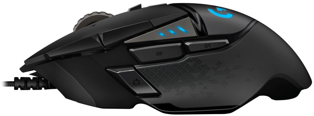 Logitech G502 Hero | Gaming Muis | Rechtshandig | USB-A | 25600 DPI | Zwart - Matmuis - Matmuis