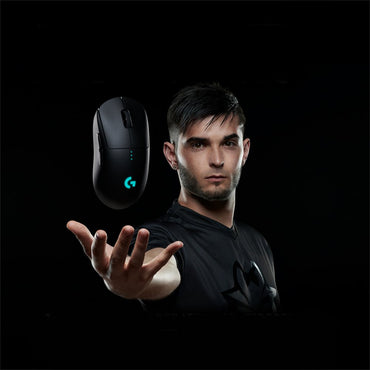 Logitech G Pro | Draadloze Gaming Muis | Links- en Rechtshandig | RF | 25600 DPI | Zwart - Matmuis - Matmuis