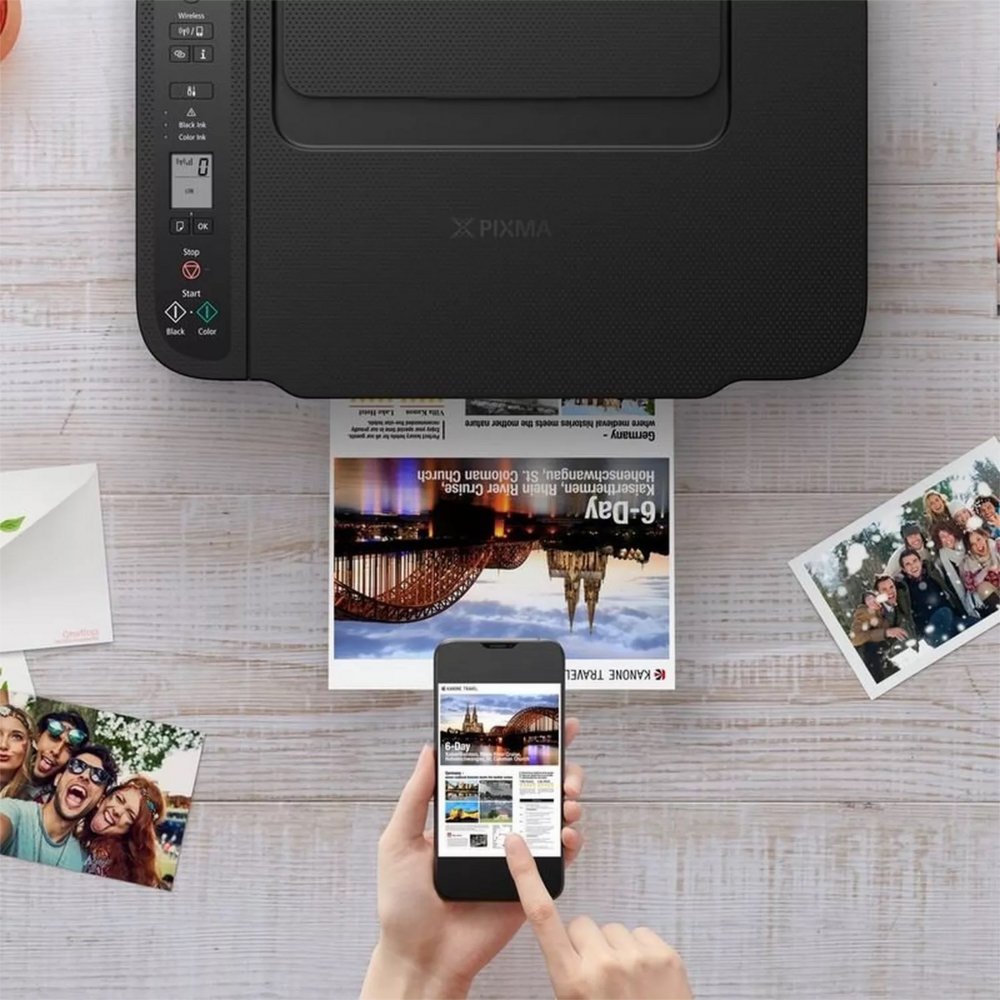 Canon PIXMA TS3550i | All-in-One Inkjetprinter | 4800 x 1200 DPI | Wi-Fi | Kleur | Zwart - Matmuis - Matmuis