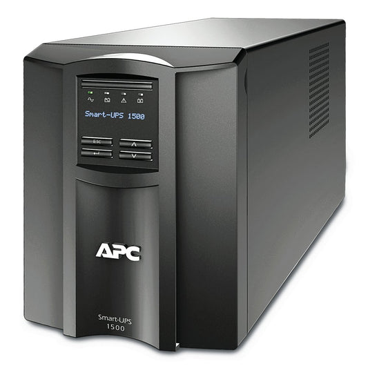 APC Smart-UPS SMT1500IC | 1500 VA / 1000 W | 8x IEC C13 Stopcontacten | Zuivere Sinusgolf | AVR Spanningsregeling | LCD-scherm | SmartConnect - Matmuis