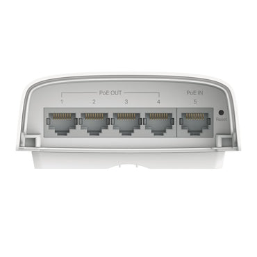 TP-Link Omada SG2005P-PD | 5-poorts Gigabit Managed Switch | 1 PoE++ In / 4 PoE+ Out | IP55 Outdoor | Cloudbeheer via Omada SDN - Matmuis