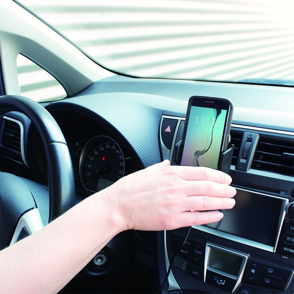 ACT AC9010 | Telefoonhouder voor in de Auto met Draadloos Opladen | Zwart - Matmuis - Matmuis