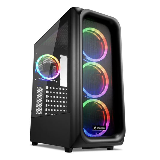 Sharkoon TK5M RGB | Midi Tower Case | Zwart - Matmuis