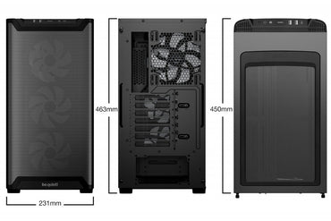 be quiet! PURE BASE 501 LX RGB | Midi Tower Case | Zwart - Matmuis