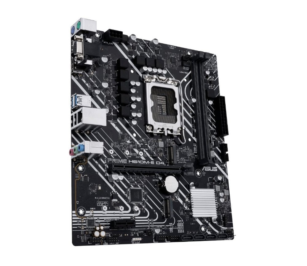 ASUS PRIME H610M-E D4-CSM | Socket LGA 1700 | Intel H610 | 2xDDR4 | Micro-ATX | Moederbord - Matmuis - Matmuis