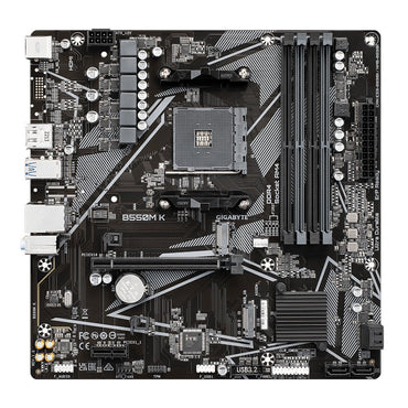 Gigabyte B550M K 1.0 | Socket AM4 | AMD B550 | 4xDDR4 | Micro-ATX | Moederbord - Matmuis - Matmuis
