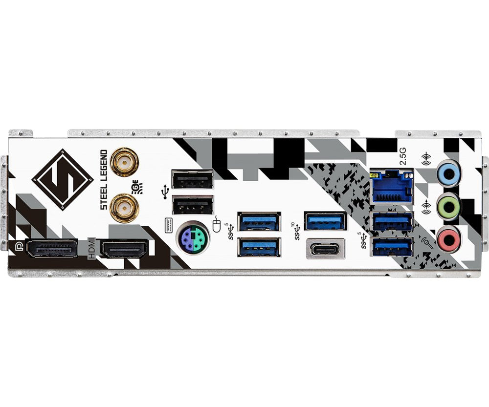 Asrock B760M Steel Legend WiFi | Socket LGA 1700 | Intel B760 | 4xDDR5 | Micro-ATX | Moederbord - Matmuis - Matmuis