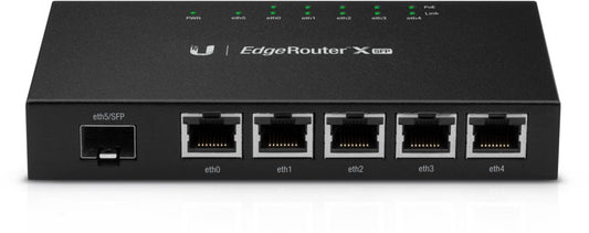 Ubiquiti Networks ER-X-SFP bedrade router Zwart - Matmuis - Matmuis