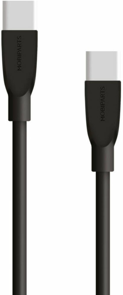 Mobiparts USB C naar USB C Kabel | 3A 60W | 2 Meter | Zwart